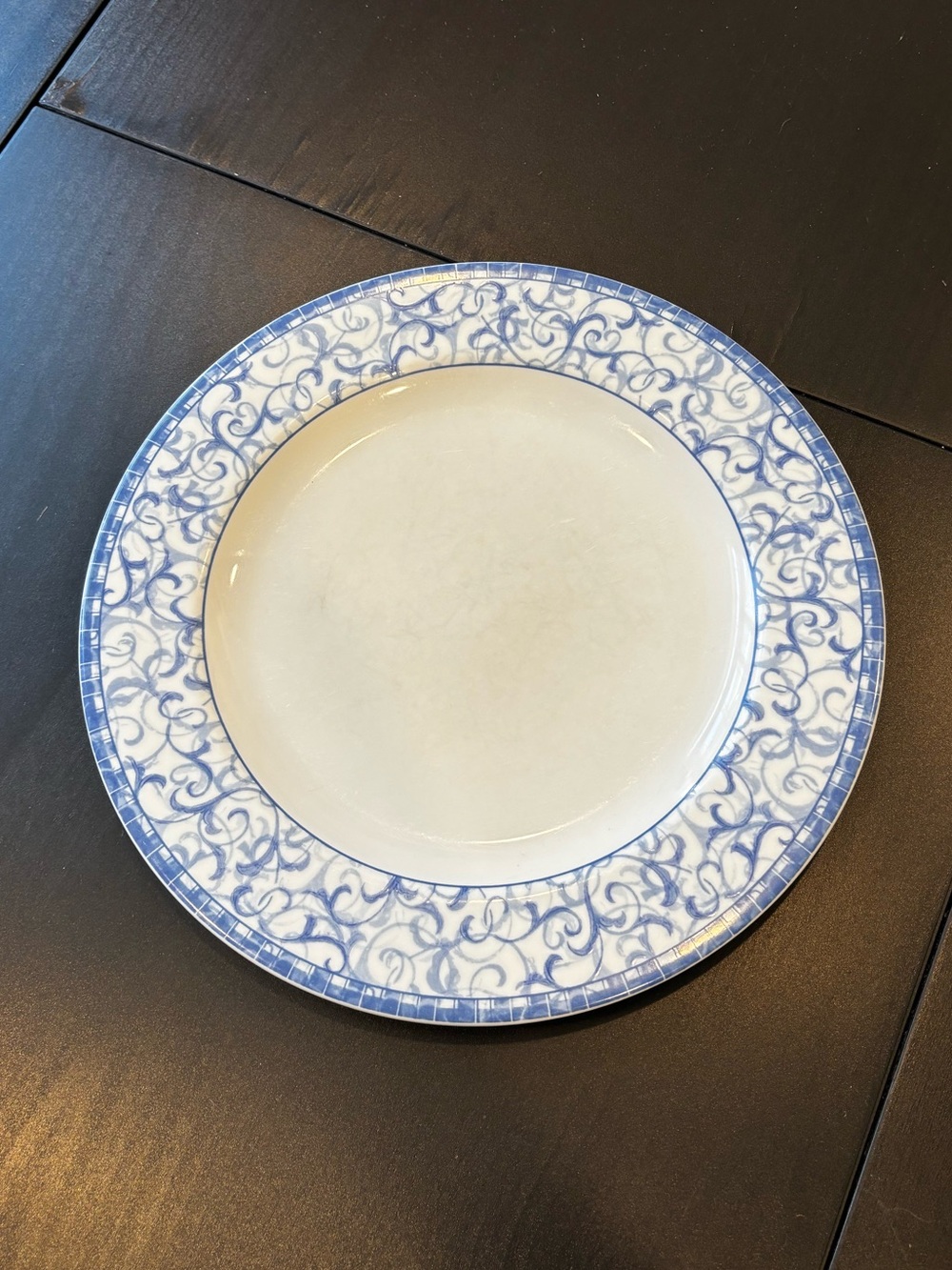 Vintage Oneida Dinner Plate In Blue Heather 11” Set of Four